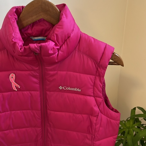 Columbia | Pink Puffer Vest M - Picture 3 of 10